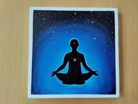 International Yoga Day Painting for Beginners