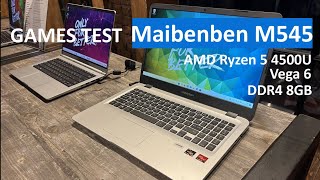 Ноутбук Maibenben M545 игровой ТЕСТ