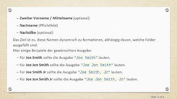Wie man Namen in JavaScript formatiert: Dynamisches Hinzufügen von Leerzeichen und Kommas