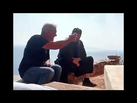 Mel Gibson Describes a Scene From 'Resurrection' and Presents Cast to Monks at Mount Athos, Greece