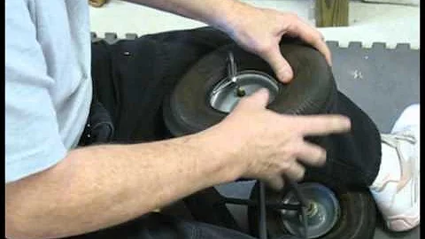 How to Mount a Small Tire on Wheel