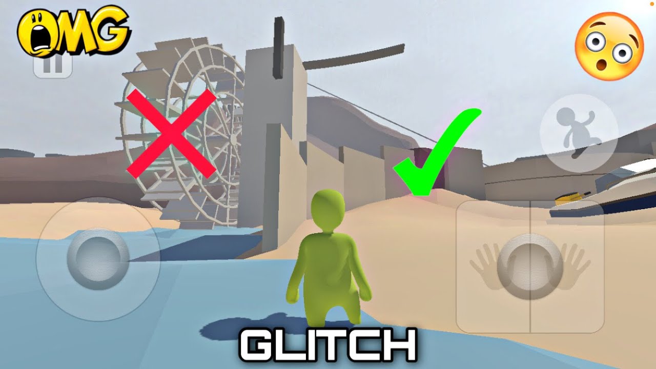 Human Fall Flat Water Level Glitch in Mobile TUTORIAL YouTube