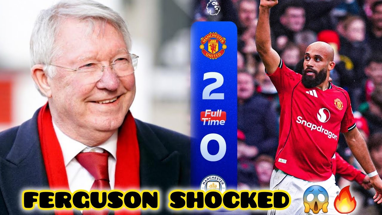 SIR ALEX FERGUSON STUNNED BY MAN UNITED 2-0 DERBY WIN VS MAN CITY UNDER CARRICK AT OLD TRAFFORD NOW