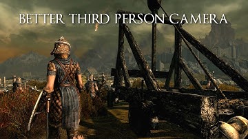 SKYRIM - Better Third Person Camera (NO MOD)
