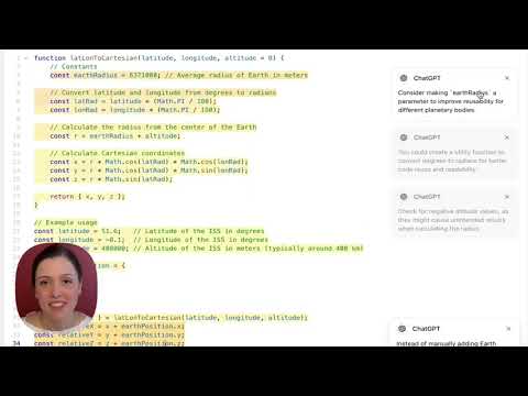 ChatGPT writing programming code