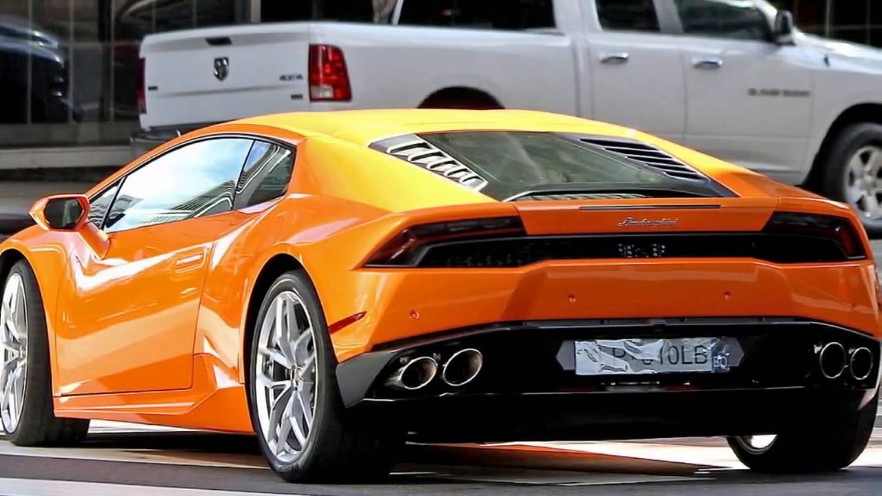Lamborghini huracan orange