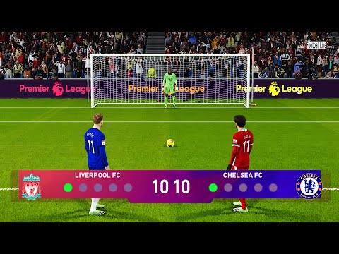 PES 2021 | Liverpool vs Chelsea FC | Premier League | Penalty Shootout | Salah vs Werner Gameplay