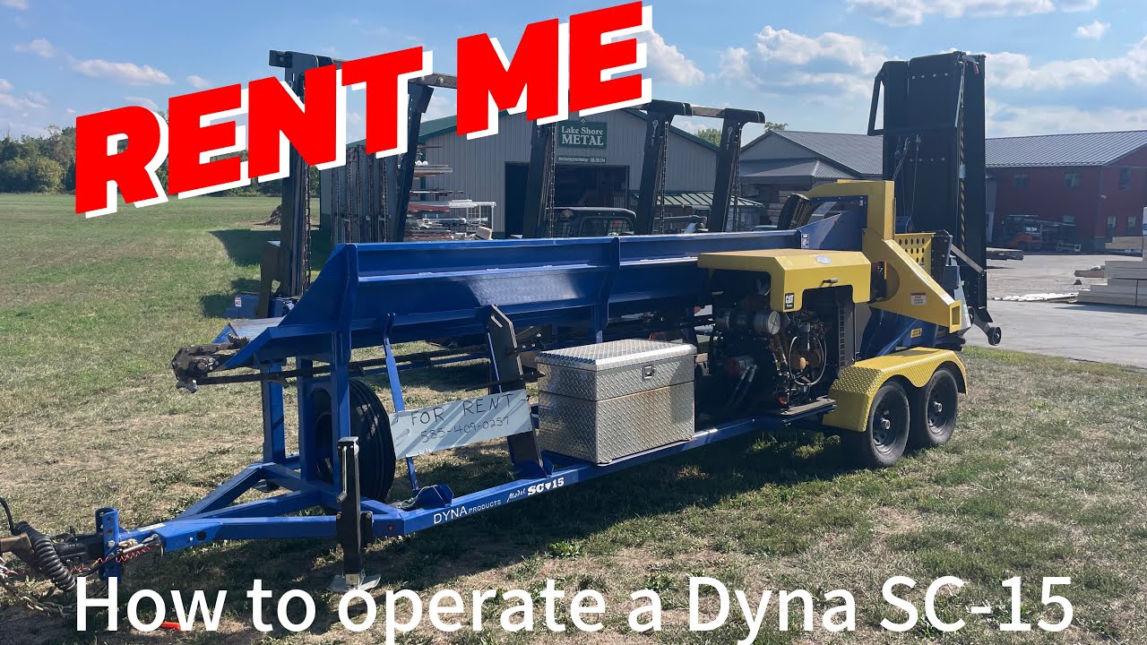 Learn how to operate a DYNA SC-15. Rented from Degrange Rental & Service. Firewood Made Easy!