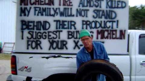 Michelin Tire Blow out