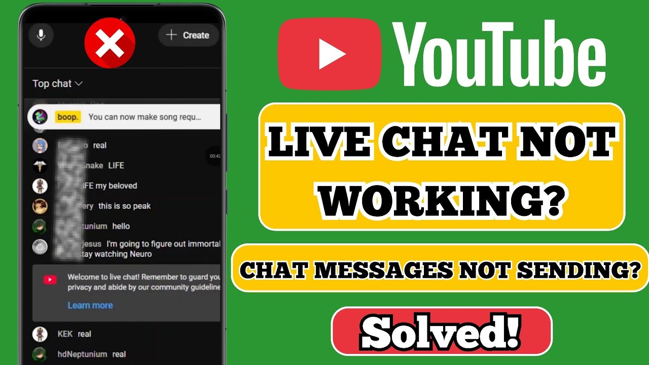 YouTube Live Chat Not Working? Fix Live Chat Messages Not Sending (USA ...