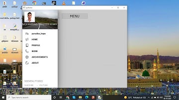 PySide2 SIDE menu ||PyQt5 SIDE MENU #paradise_hope #pythongui #pythonsidemenu