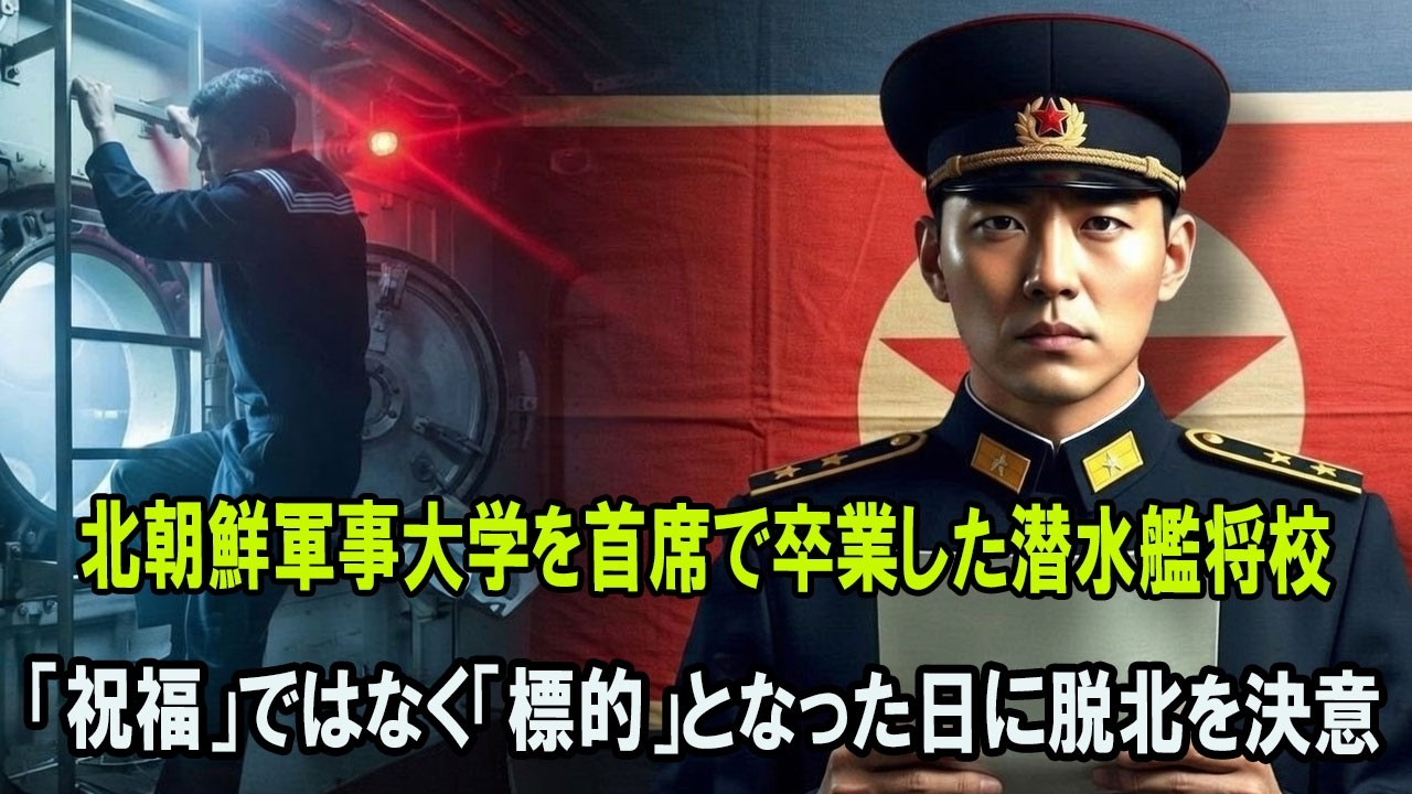 北朝鮮軍事大学を首席で卒業した潜水艦将校、「祝福」ではなく「標的」となった日に脱北を決意