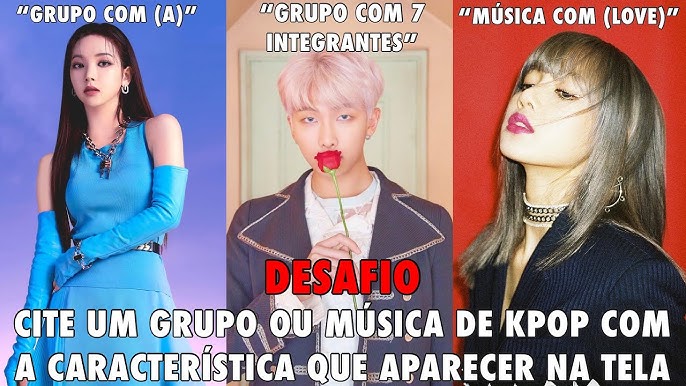 Você conhece a música de kpop por apenas um trecho em inglês dela