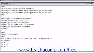 HTML5 and CSS3 Tutorial Menu Lists Training Lesson 11.6