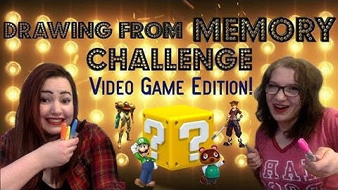 VIDEO GAME CHARACTERS! | Drawing From Memory Challenge
