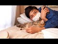 茶々さんとイチャイチャしてるおじさんと目が合う動画