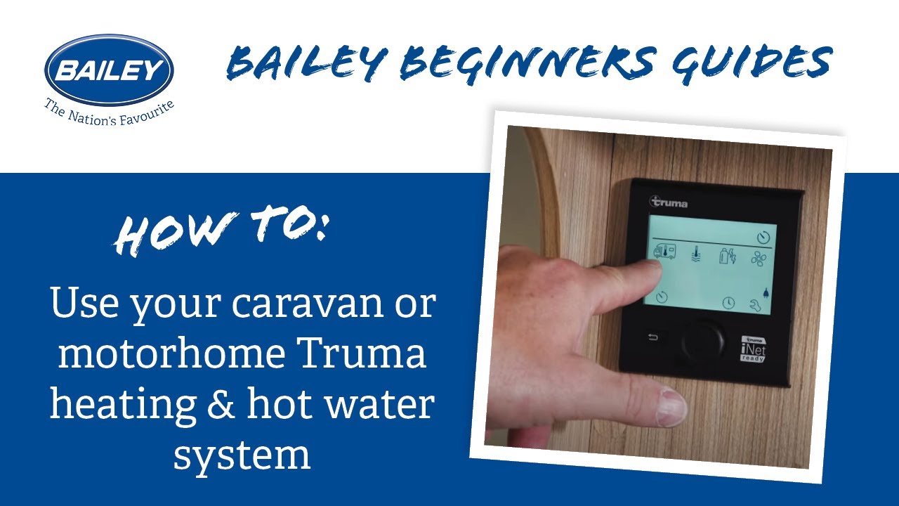 How to use your caravan or motorhome Truma heating and hot water system 