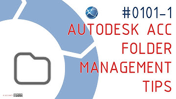 #BIMTraining #ACC #0101_1 Autodesk Acc Folder Management Tips