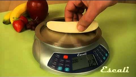 Escali Nutrition Measuring Digital Scales - Feature Overview