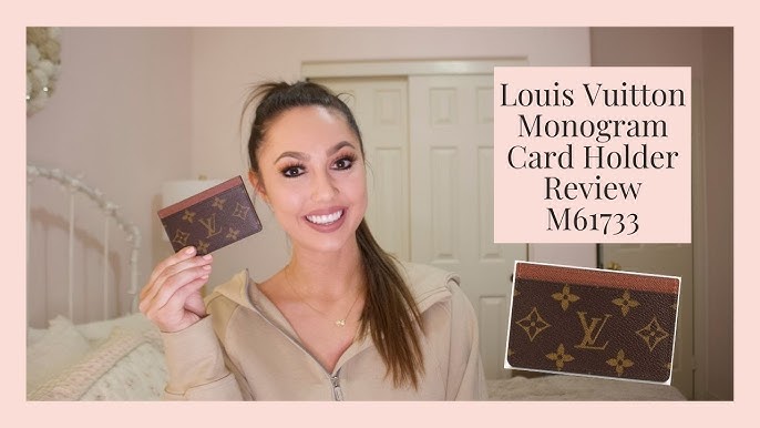 lv card holder monogram