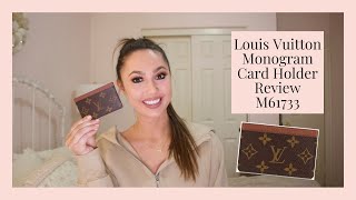 LOUIS VUITTON Monogram Porte Cartes Simple Card Case M61733 LV