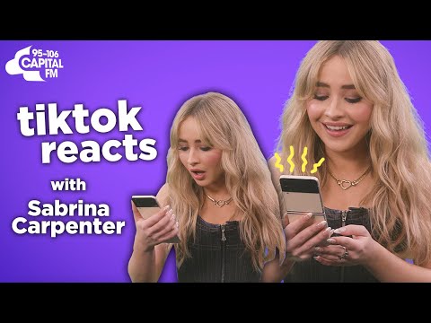 Sabrina Carpenter Reacts To Tiktok About Herself! | Capital