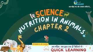 Nutrition In Animals  | Class 7th | Chapter 2 | Quick Learning | Great Geniuses