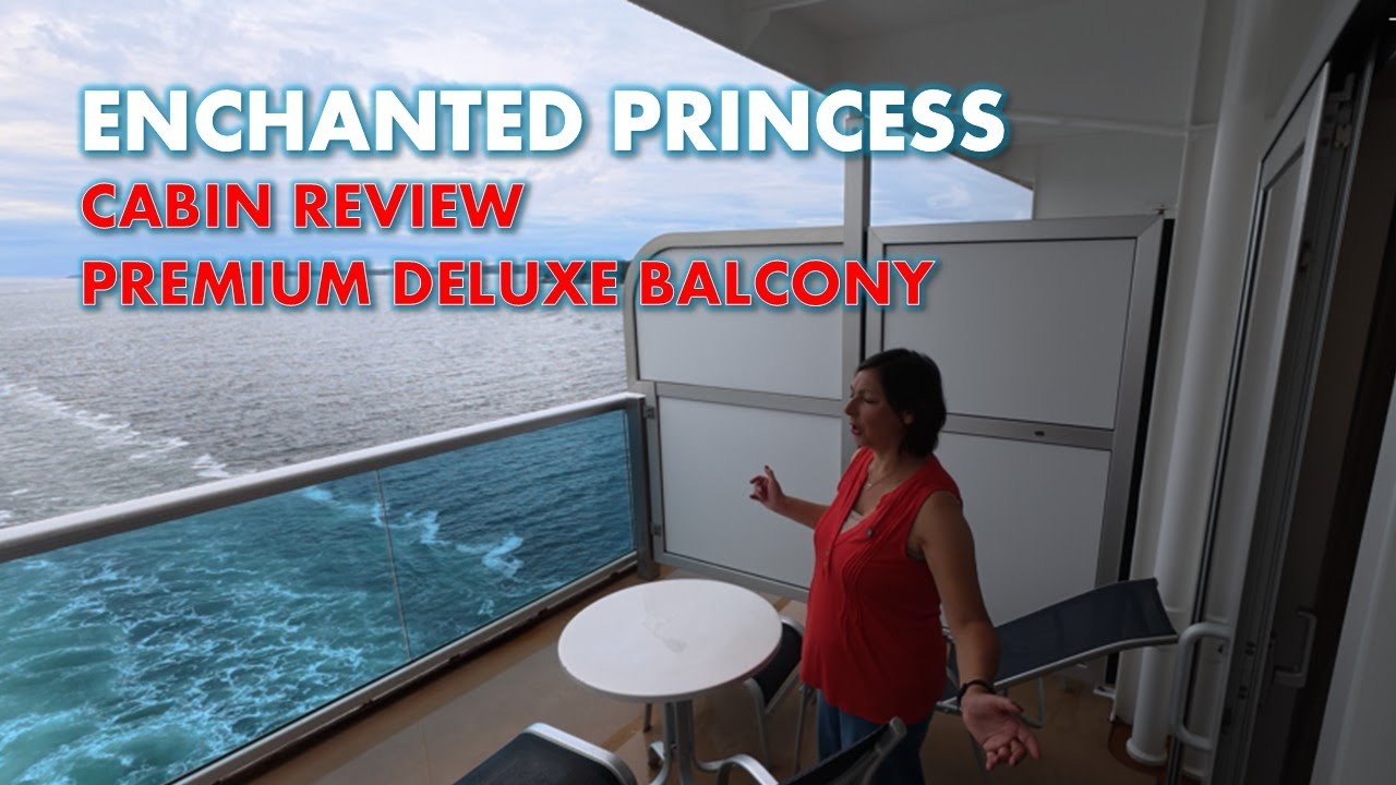 Enchanted Princess | B738 Premium Deluxe Balcony Cabin Review with Stunning Wake Views!