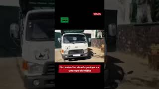 Un camion fou sème la panique sur une route de Médéa