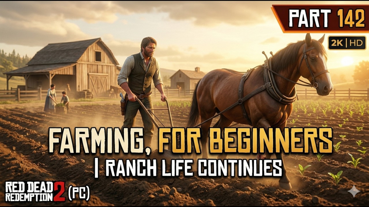 Red Dead Redemption 2 (PC) – Part 142: Farming, For Beginners | Ranch ...