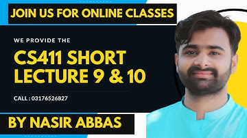 CS411 Lecture 9 & 10 BY VUBWN CS411 SHORT LECTURES | CS411 Midterm Preparation | CS411 Short Lecture