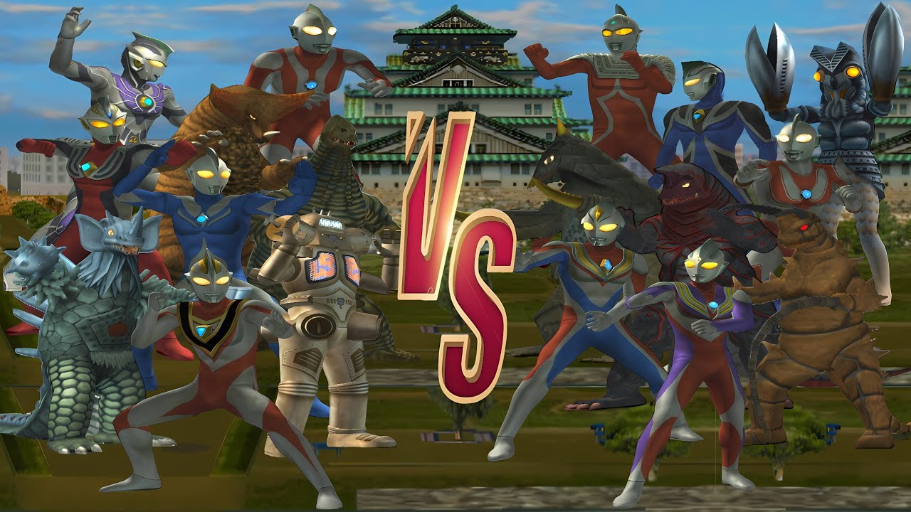 ウルトラマン GAIA VS ULTRAMAN TIGA, TYRANT VS GUDON, ROBOT KING JOE VS DYNA, COSMOS VS GOLZA #ウルトラマン #怪獣 