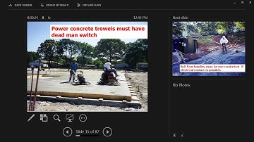 Concrete and Masonry Operations I
