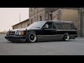 The funeral service  dont buy fake wheels   slammed hearse with bbs wheels  drop wheels  4k