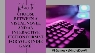 How to Choose a Format for Your Indie Game: Visual Novels vs Interactive Fiction screenshot 4