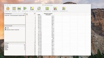 Forecasting Models JMP
