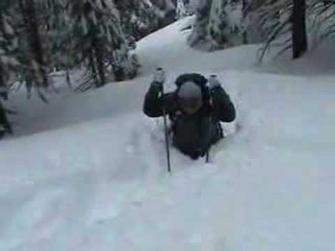 snowshoeing - YouTube