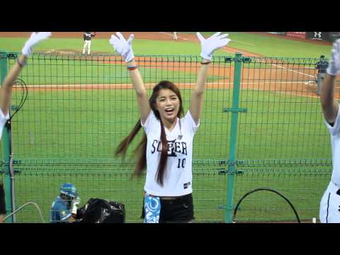 20141102 LamigoVS.日職羅德隊 G3 lamigirls 小鹿  加油舞蹈表演 嘿咻 嘿咻 Beautiful Sunday