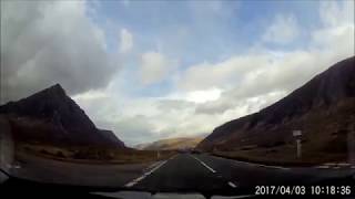 Drive around Glencoe mountain - Scotland
