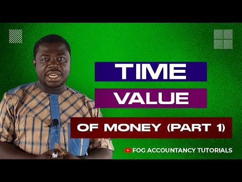   TIME VALUE OF MONEY PART 1