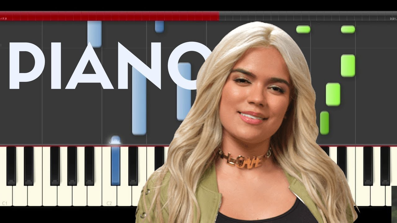 Karol G Mi Cama Piano Midi tutorial Sheet app Cover Karaoke Remix Jam