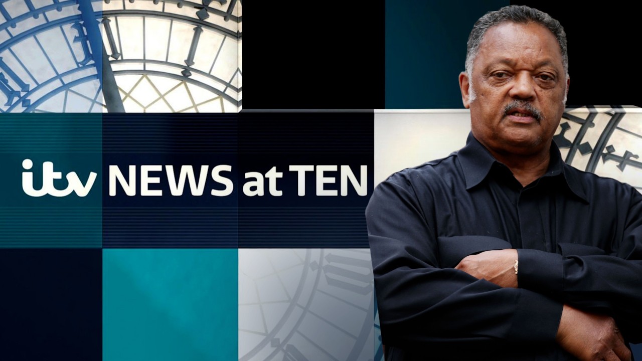 Watch ITV News at Ten LIVE - as Obama honours the late Reverend Jesse Jackson