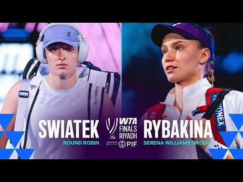 Iga Swiatek vs. Elena Rybakina  | 2025 WTA Finals Riyadh | WTA Match Highlights