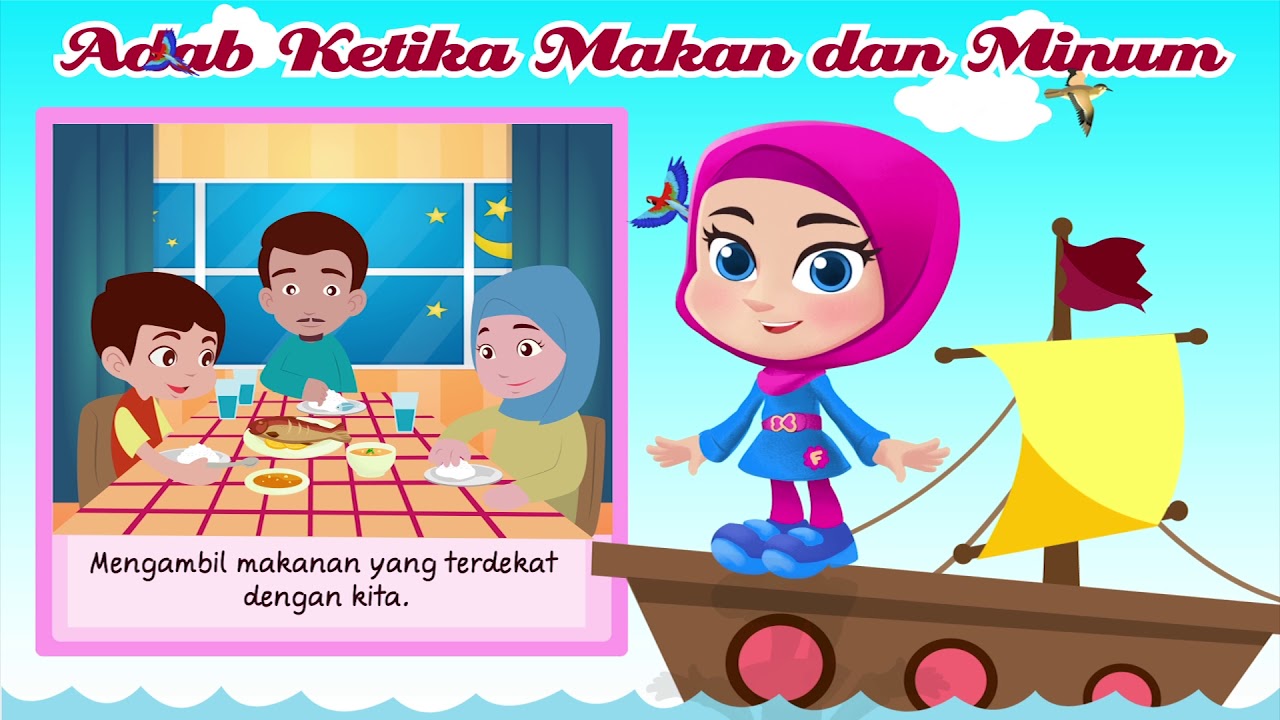 17 Gambar  Kartun Makan  Dan Minum Gambar  Kartun Ku