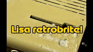 Apple Lisa Retrobright Restoration: Bringing Back the Vintage Glory