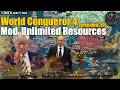 World Conqueror 4 Mod Unlimited Resources Big Map Current World Mod #wc4 #thegoatmod #strategygames