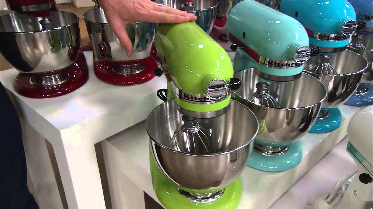 KitchenAid 4.5-qt 300W Tilt-Head Stand Mixer w/ Flex Edge on QVC 