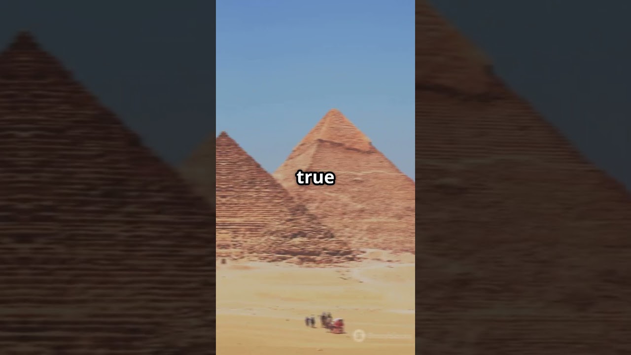 How do you think the pyramids looked like before? 