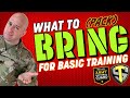 WHAT TO BRING FOR BASIC TRAINING - BASIC TRAINING PACKING LIST 2019