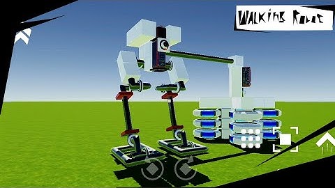 Walking robot in Evertech Sandbox (TEST)